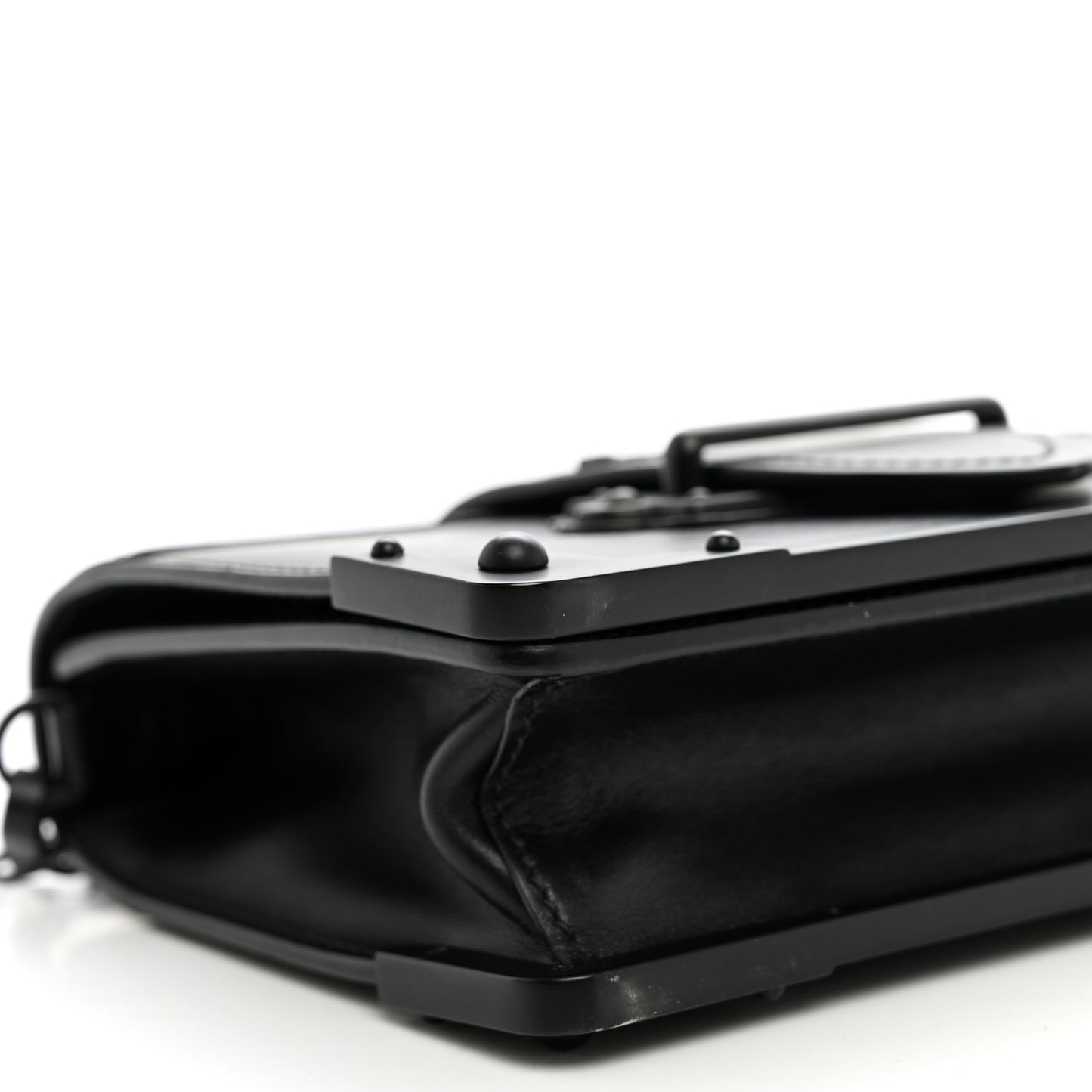 City Calfskin Saffiano Cahier Bag Black