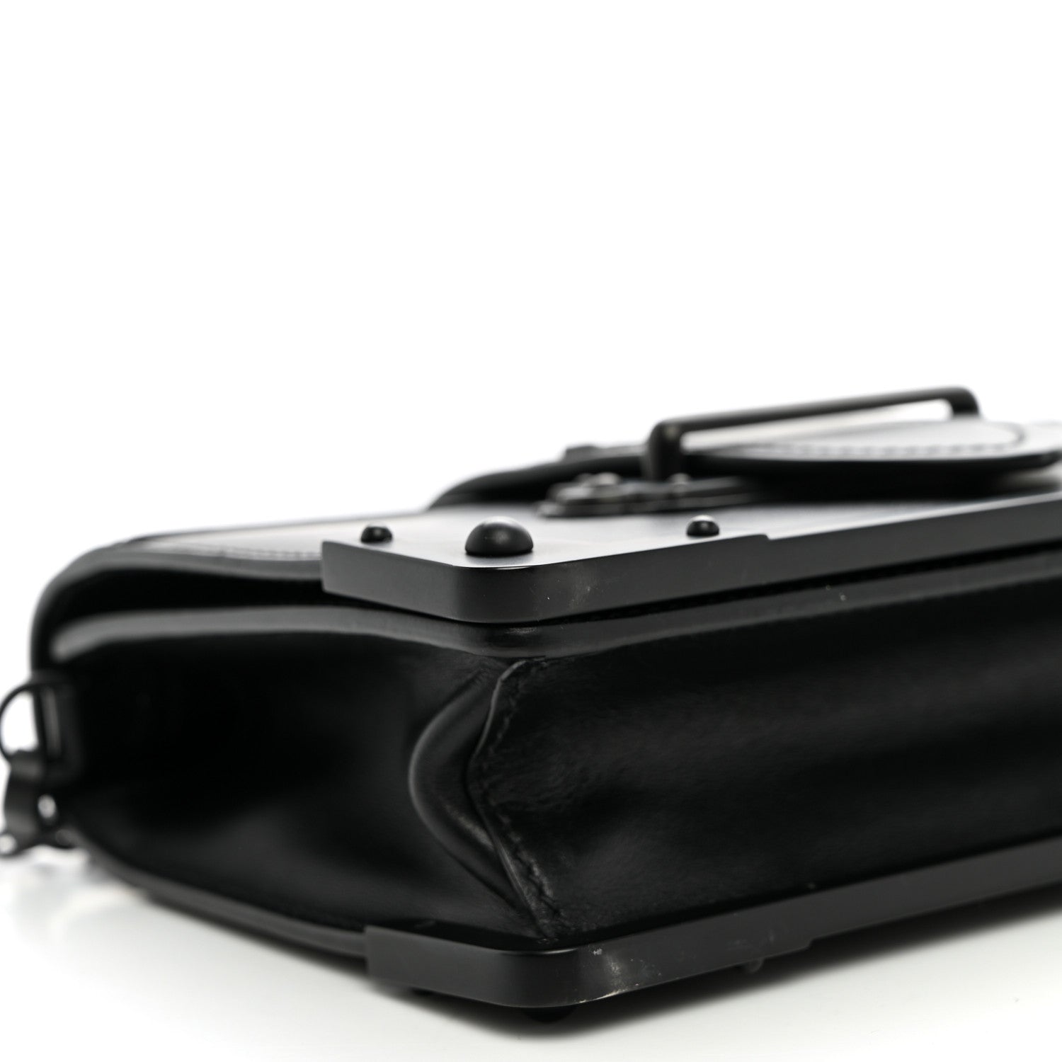 Prada City Calfskin Saffiano Cahier Bag Black 8 of 9