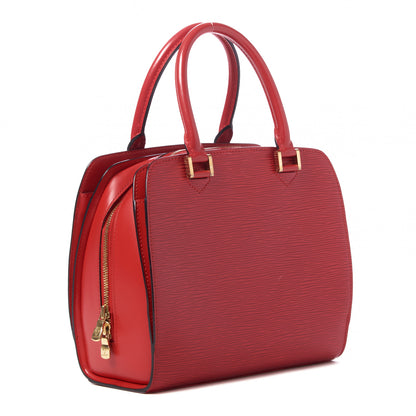 Louis Vuitton Epi Pont-Neuf Castillan Red 2 of 8