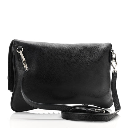 Burberry Calfskin Studded Shoulder Bag Black 3 of 10