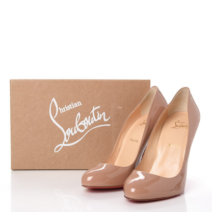 Christian Louboutin Patent Dorissima 100 Pumps 42 Nude 8 of 8