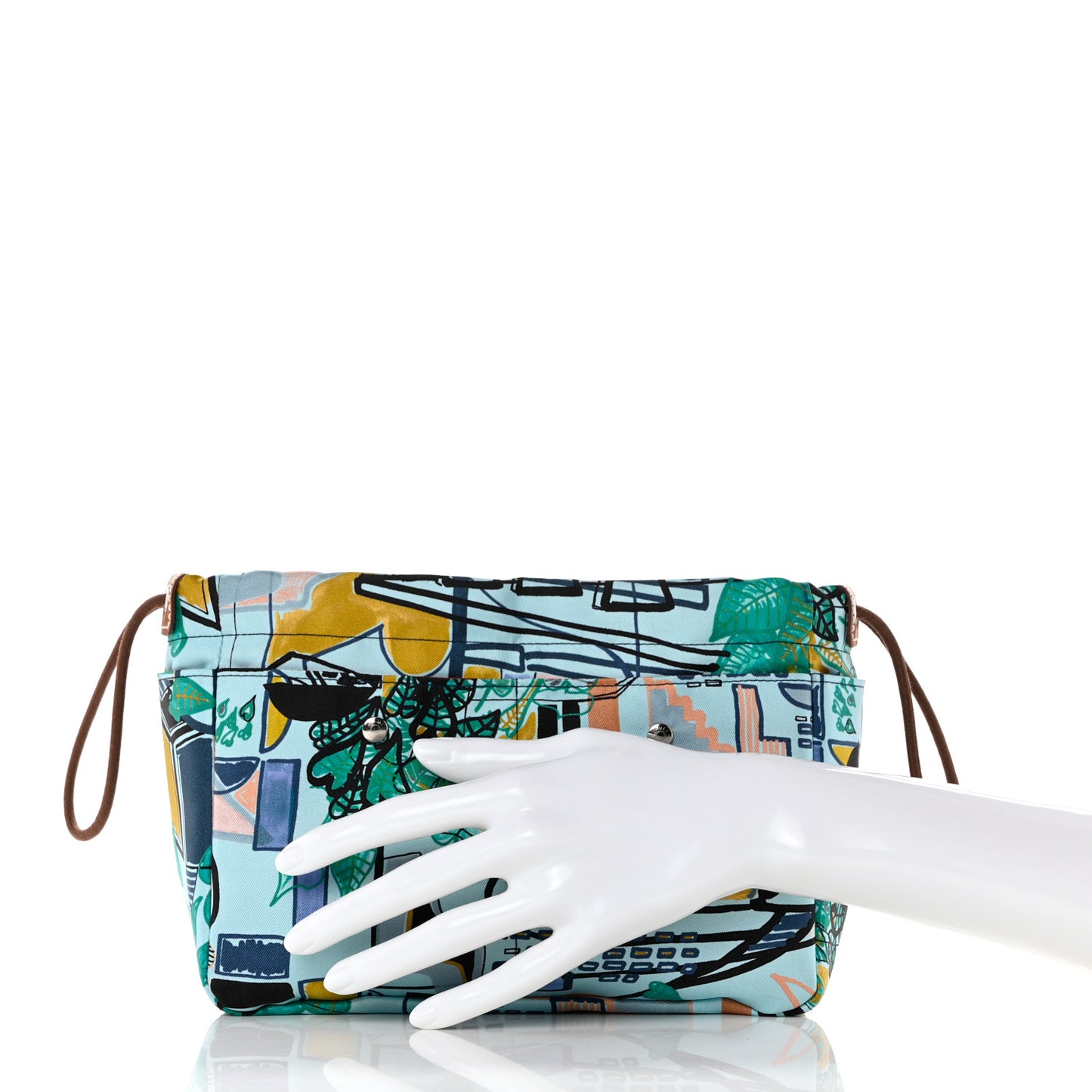 Silk Musardine Barenia Fourbi 20 PM Bag Insert Gold