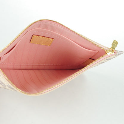 Louis Vuitton Damier Azur Neo Neverfull MM Rose Ballerine 6 of 9