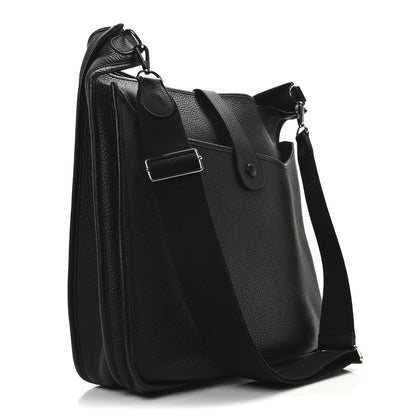 Hermes Taurillon Clemence Evelyne III GM Black 3 of 10