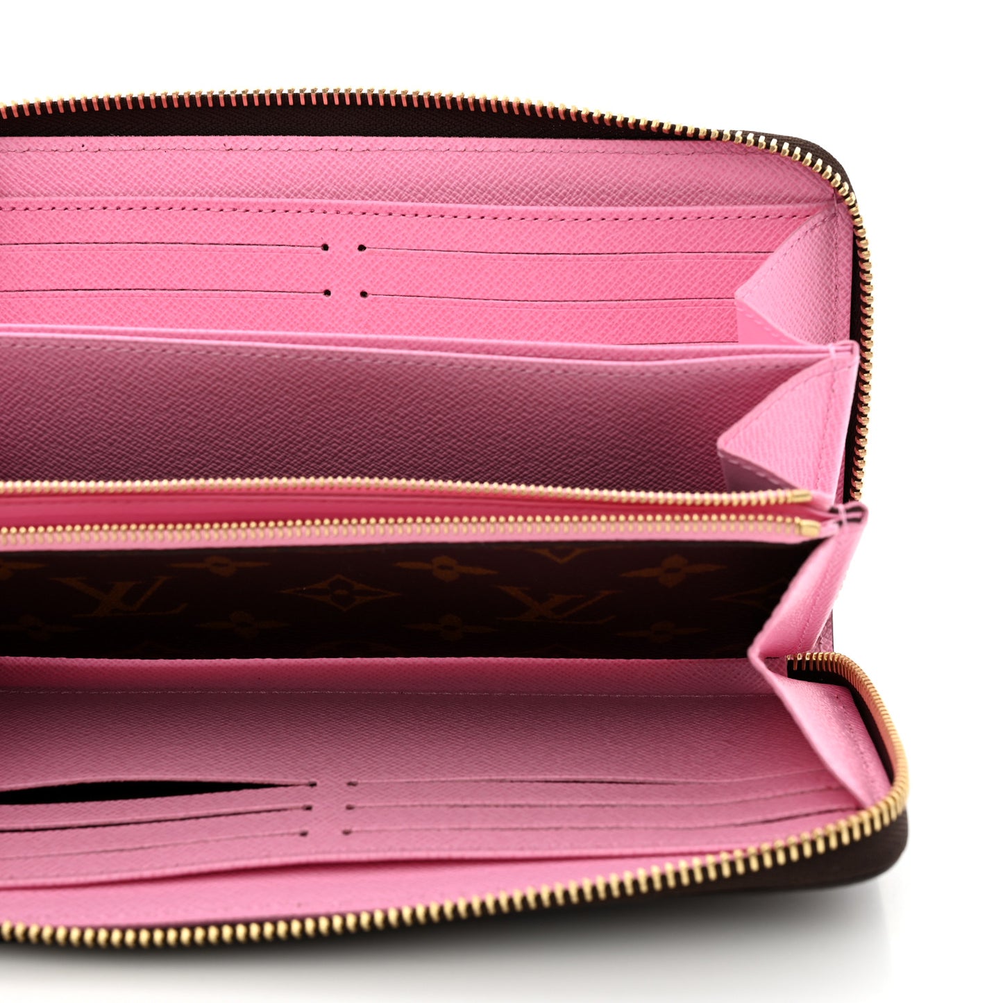 Monogram 2022 Christmas Animation Paris Zippy Wallet Pink