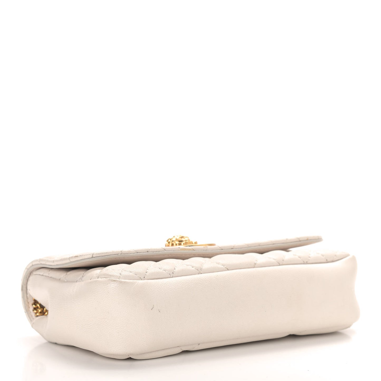 Nappa Barocco Quilted Vanitas Crossbody White