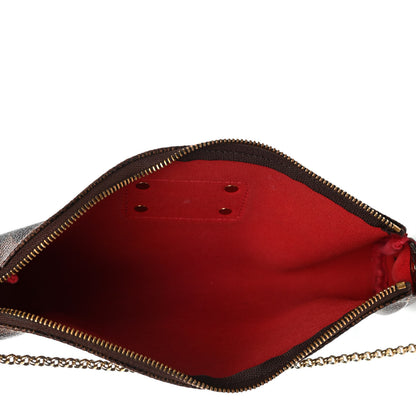 Louis Vuitton Damier Ebene Eva Clutch 4 of 4