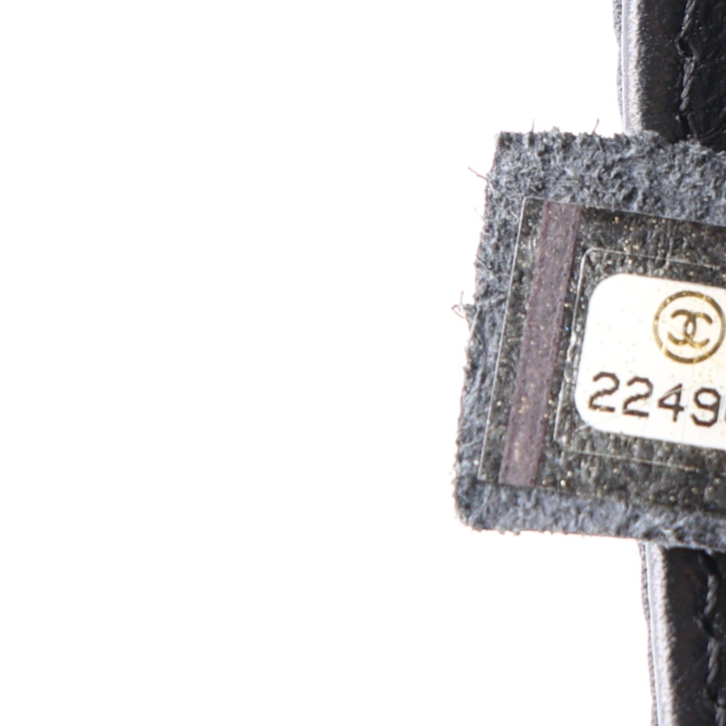 Sequin Medium Single Flap Silver Black
