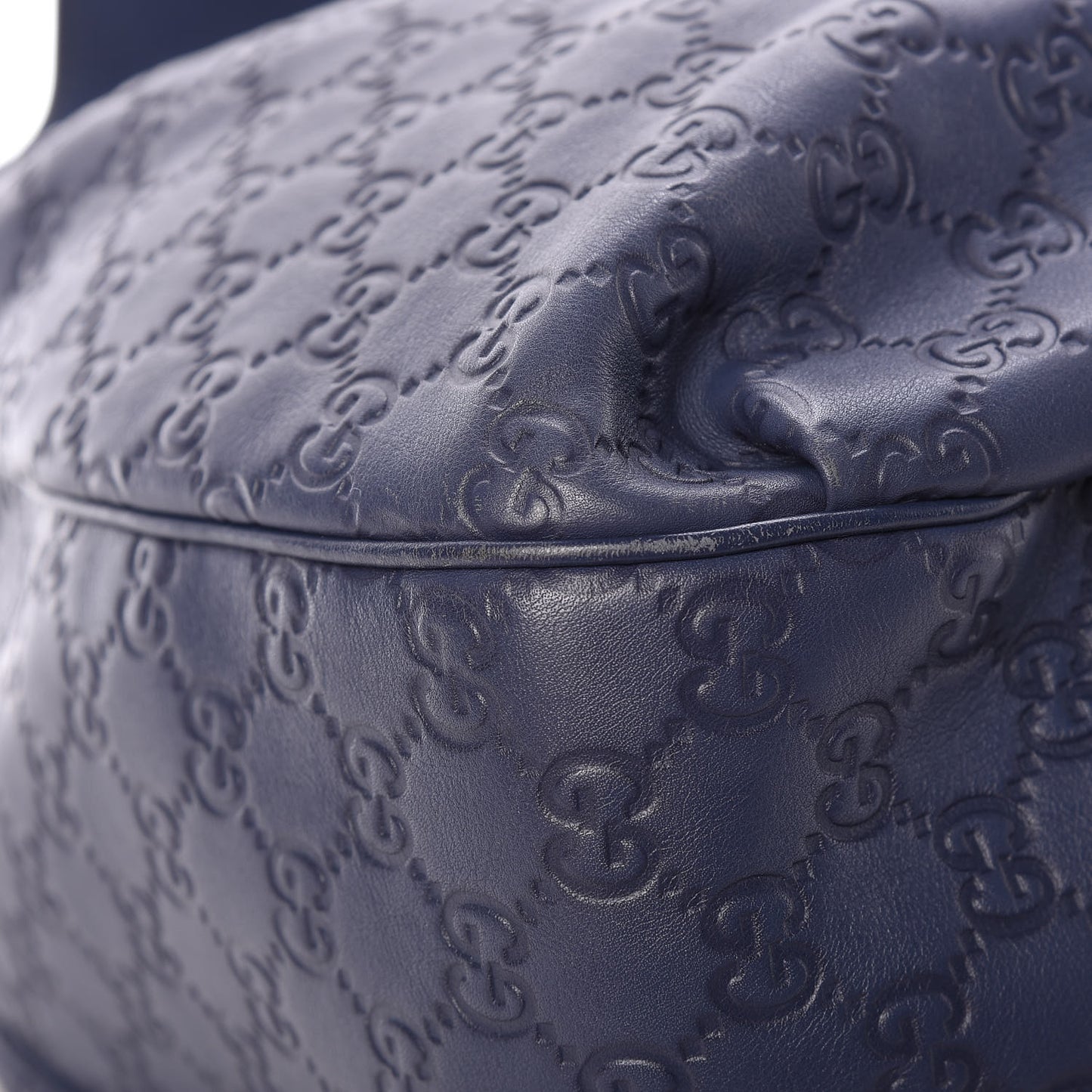 Guccissima Medium Emily Hobo Blue