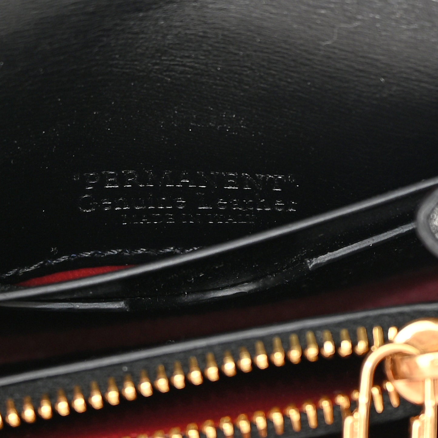 Calfskin Jitney Quote Flap Wallet On Chain Black