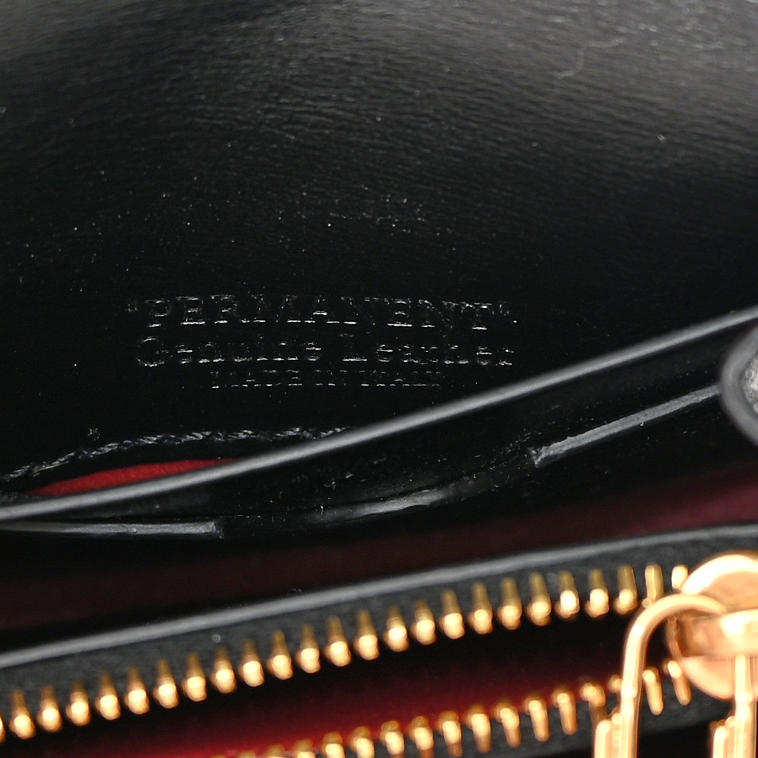 Off-White Calfskin Jitney Quote Flap Wallet On Chain Black 7 of 11