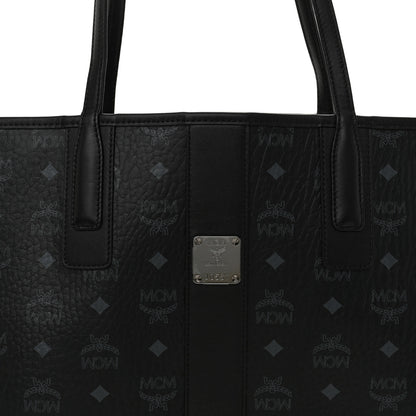 MCM Visetos Medium Liz Reversible Shopper Tote Black 13 of 18