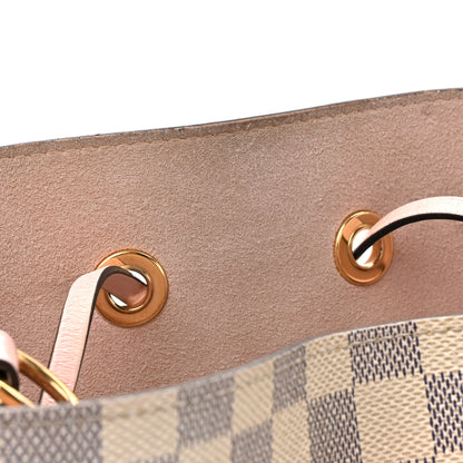 Louis Vuitton Damier Azur Neonoe MM Eau De Rose 13 of 16
