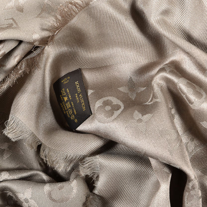 Louis Vuitton Silk Wool Monogram Shawl Verone 4 of 4