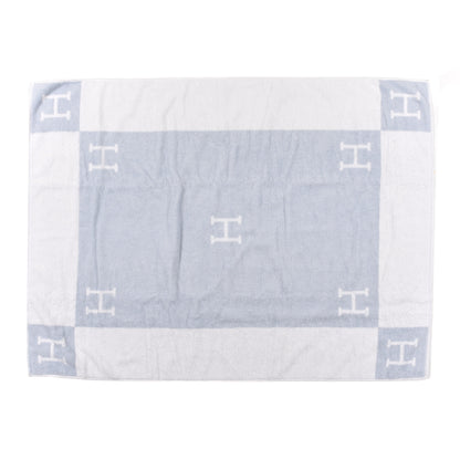 Hermes Cotton Avalon Bath Towel Bleu Glacier 2 of 4