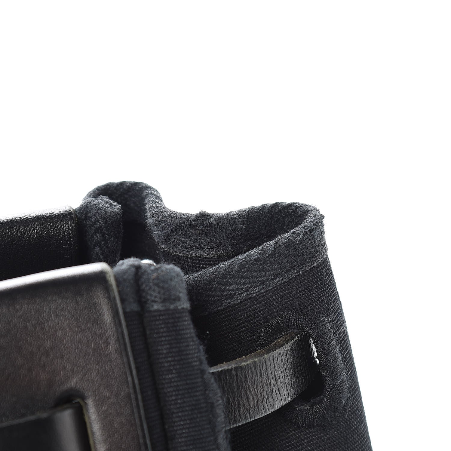 Hermes Toile Calfskin Herbag Cabas MM Black 16 of 16