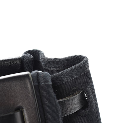 Hermes Toile Calfskin Herbag Cabas MM Black 16 of 16