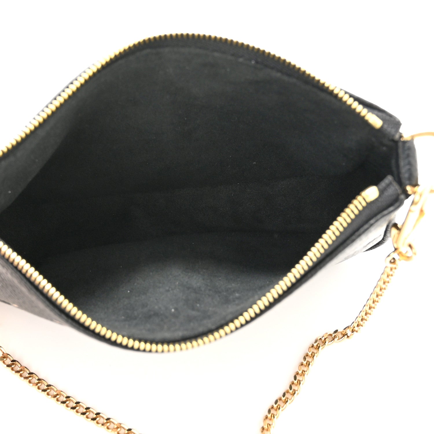 Louis Vuitton Empreinte Monogram Giant Mini Pochette Accessories Black 5 of 8