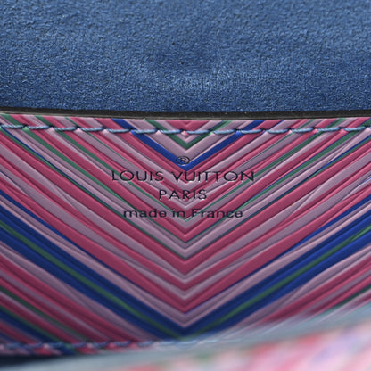 Louis Vuitton Epi Tropical Twist Shoulder Bag MM Blue Rose 7 of 13