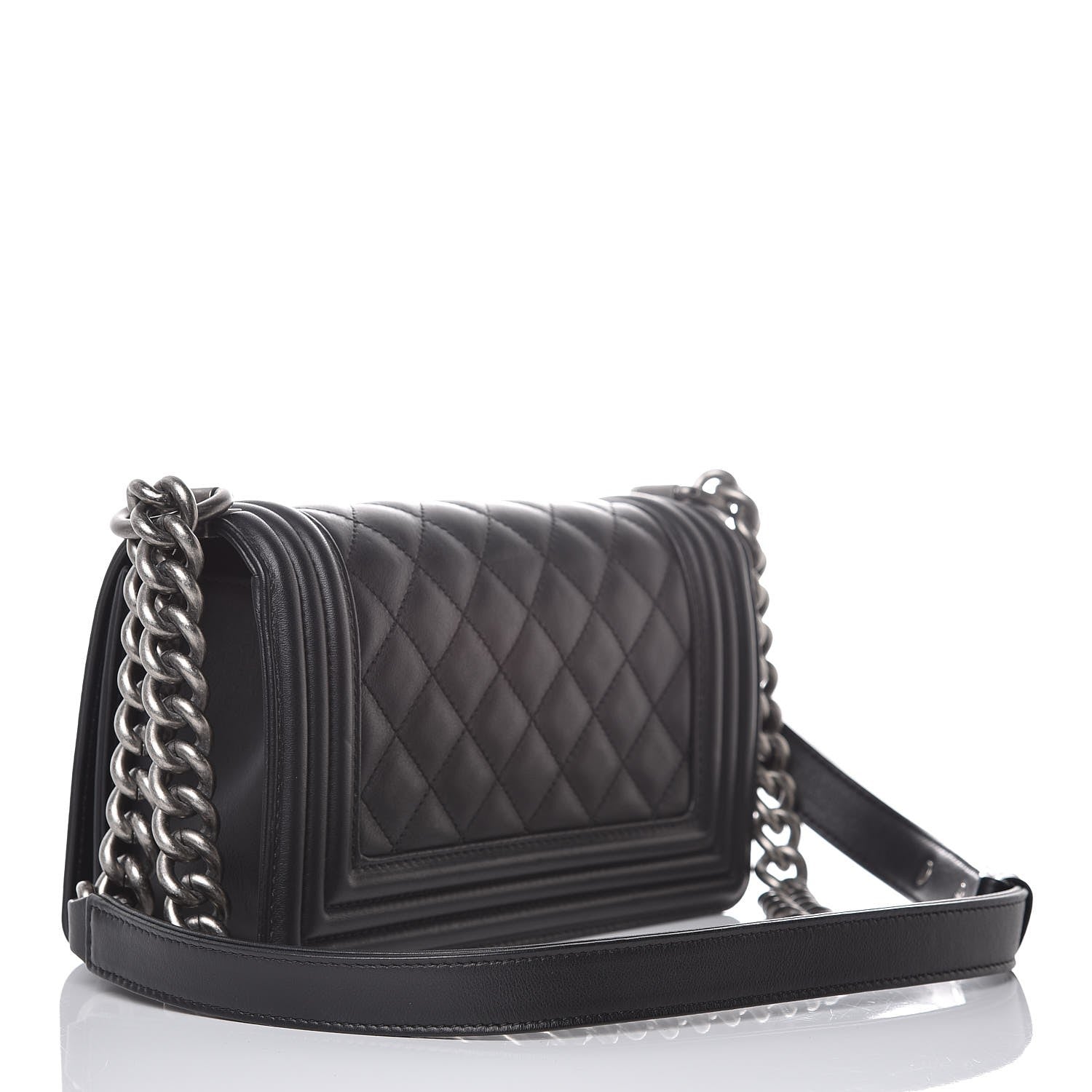 Chanel Calfskin Quilted Small Boy Flap Black 3 of 10