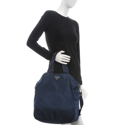 Prada Tessuto Nylon Tote Baltico 3 of 11