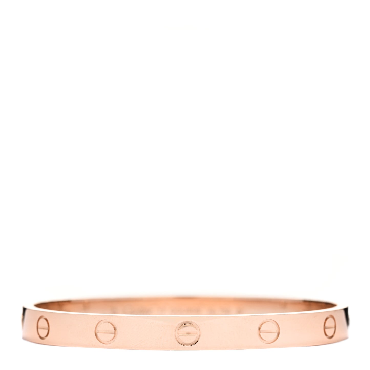 18K Pink Gold LOVE Bracelet 17