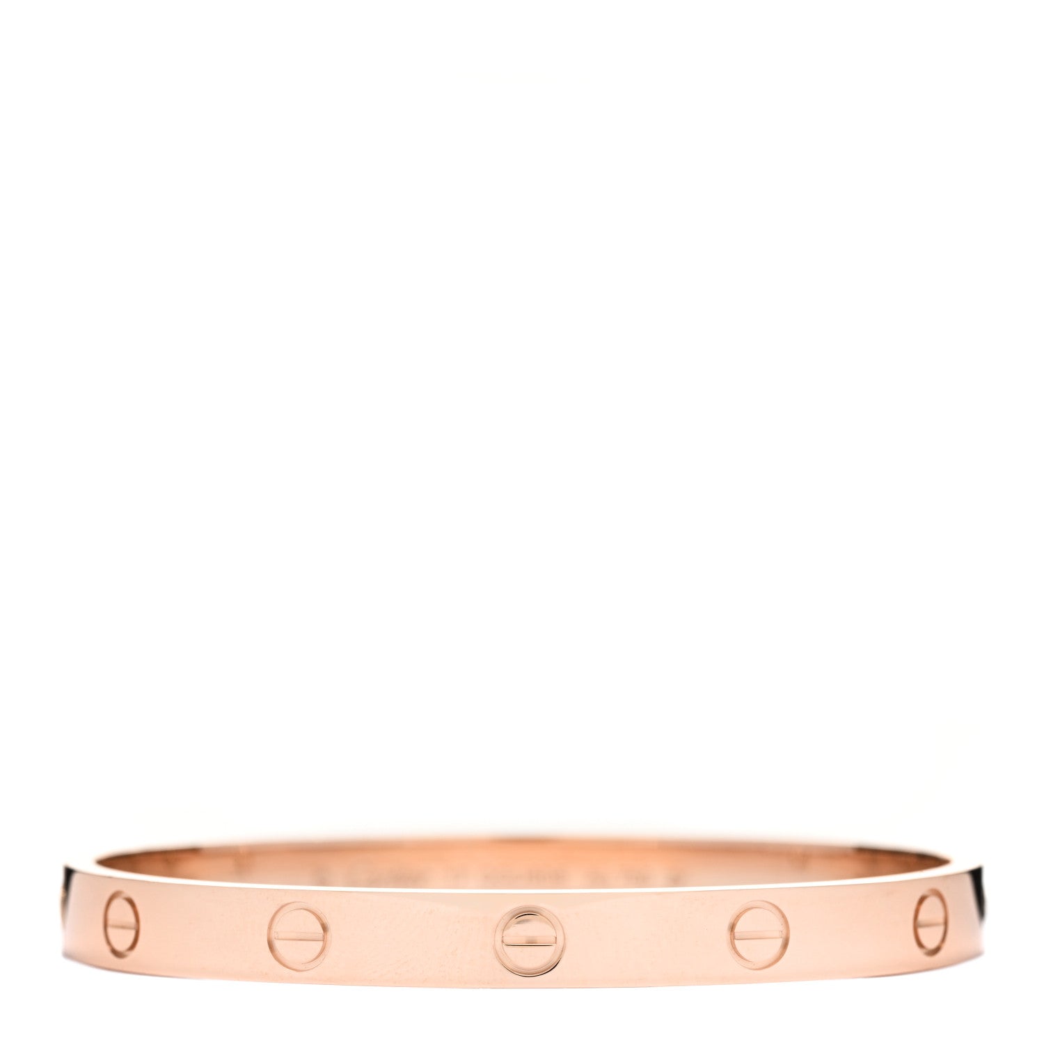 Cartier 18K Pink Gold LOVE Bracelet 17 1 of 4
