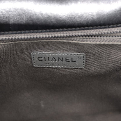 Chanel Lambskin Quilted Large Boy Flap Black 6 of 10