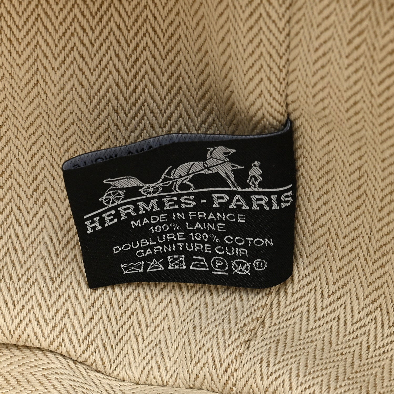 Hermes Canvas Large Bride-A-Brac Pouch Gris Flanelle 6 of 6