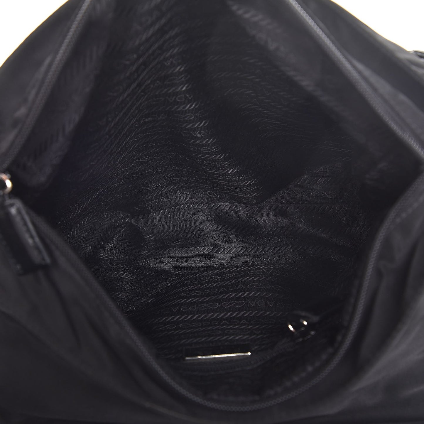 Nylon Vela Sport Messenger Bag Black