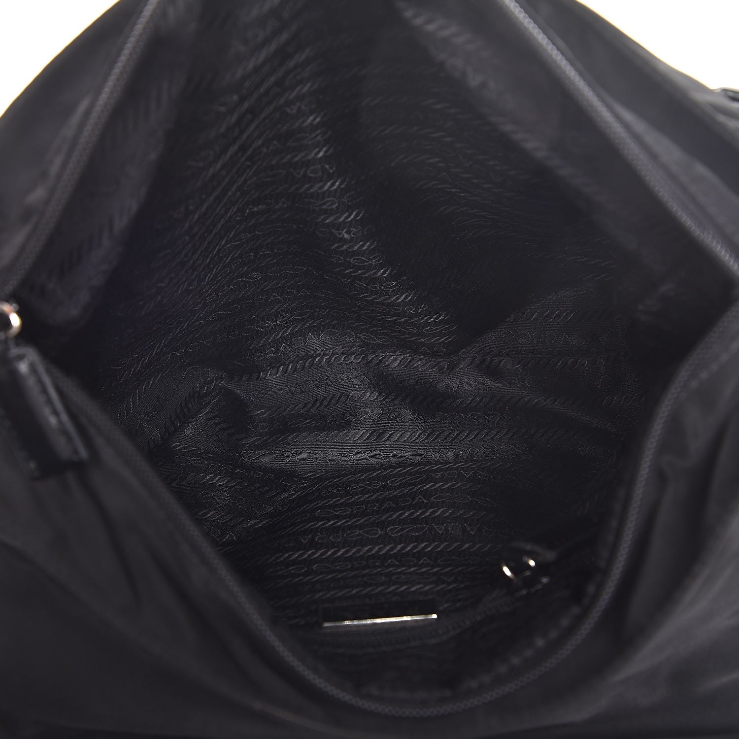 Prada Nylon Vela Sport Messenger Bag Black 5 of 6