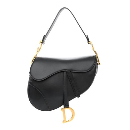 Christian Dior Calfskin Saddle Bag Black 1 of 12