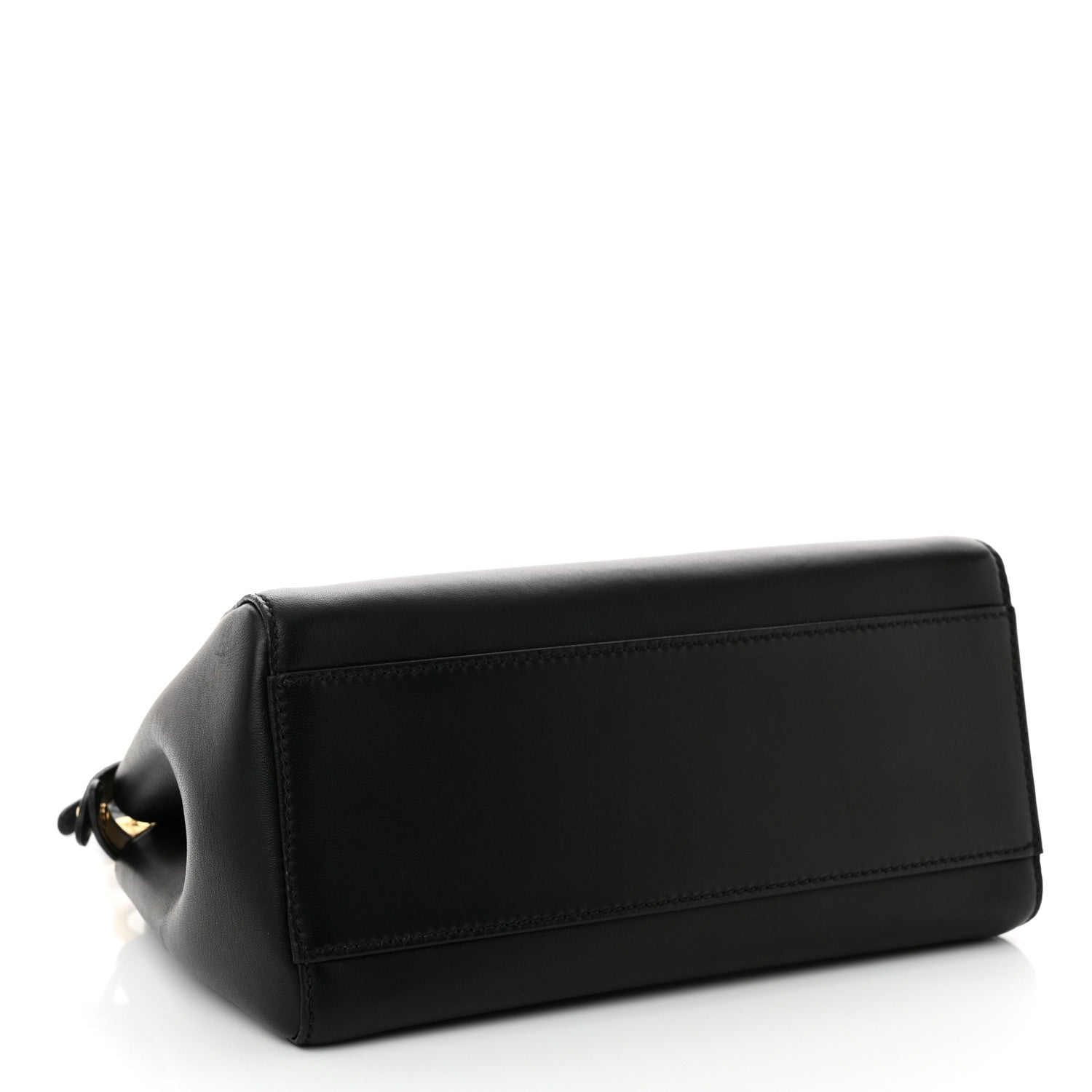 Fendi Nappa Mini Peekaboo Iconic Satchel Black 4 of 12