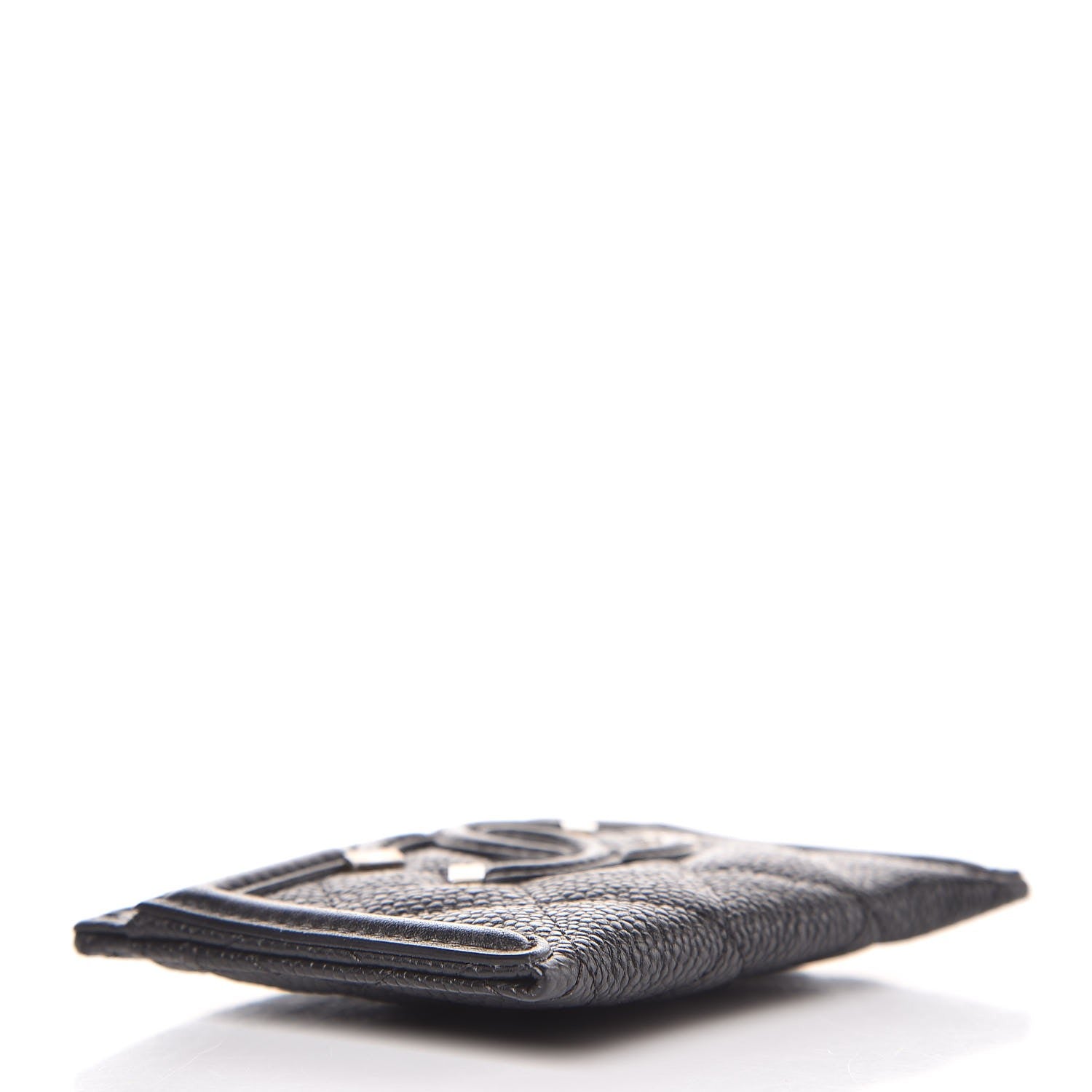 Chanel Caviar Quilted Filigree Card Holder Black 4 of 8