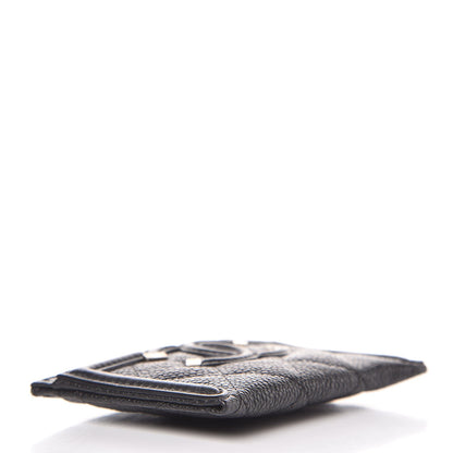 Chanel Caviar Quilted Filigree Card Holder Black 4 of 8