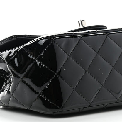 Chanel Patent Calfskin Quilted Mini Square Flap Black 8 of 9
