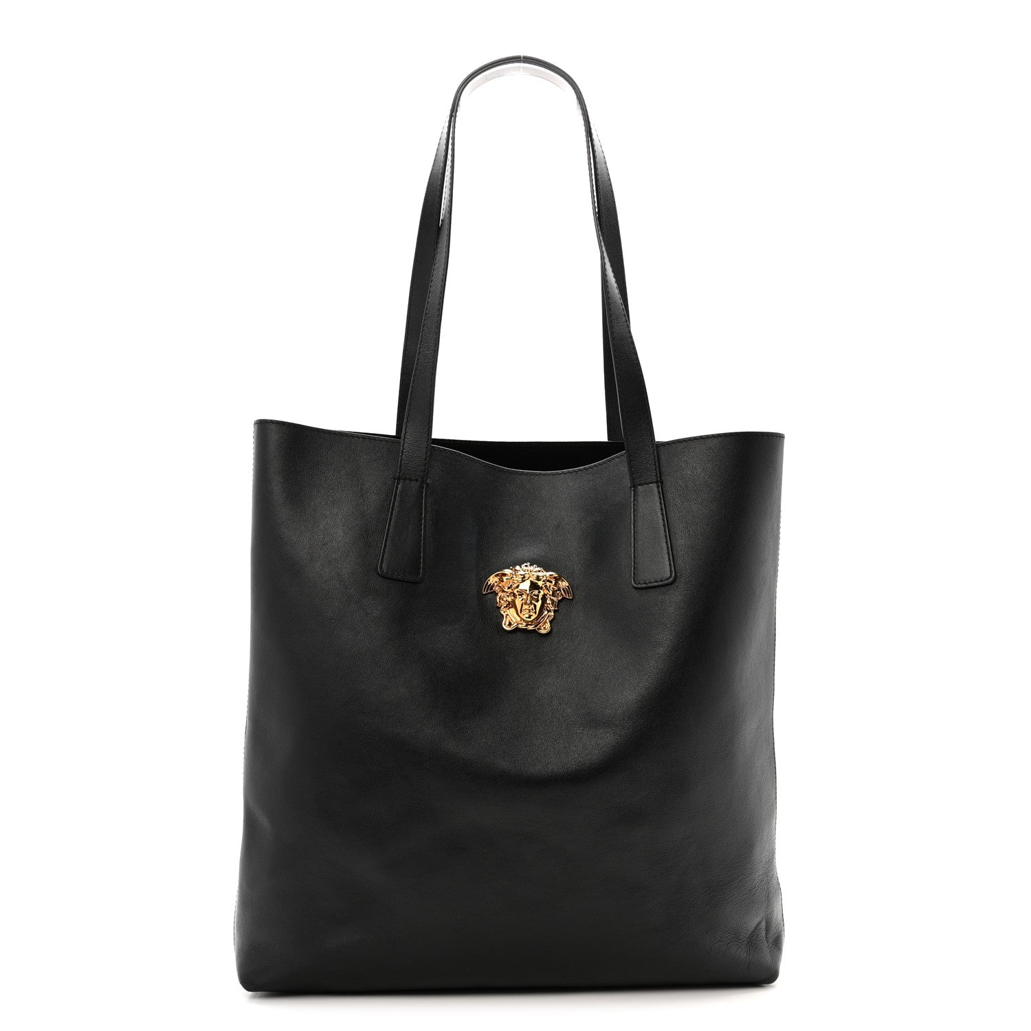 Versace Smooth Calfskin La Medusa Tote Bag Black 1 of 11