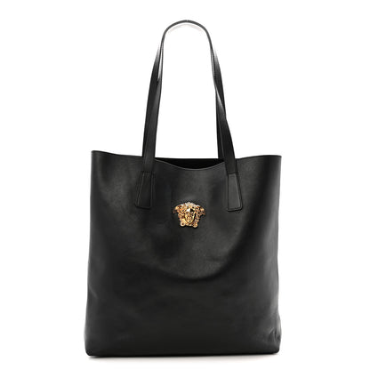 Versace Smooth Calfskin La Medusa Tote Bag Black 1 of 11