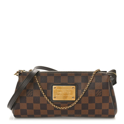 Louis Vuitton Damier Ebene Eva Clutch 1 of 11