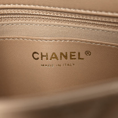 Chanel Lambskin Quilted Large CC Funky Town Flap Beige 6 of 10