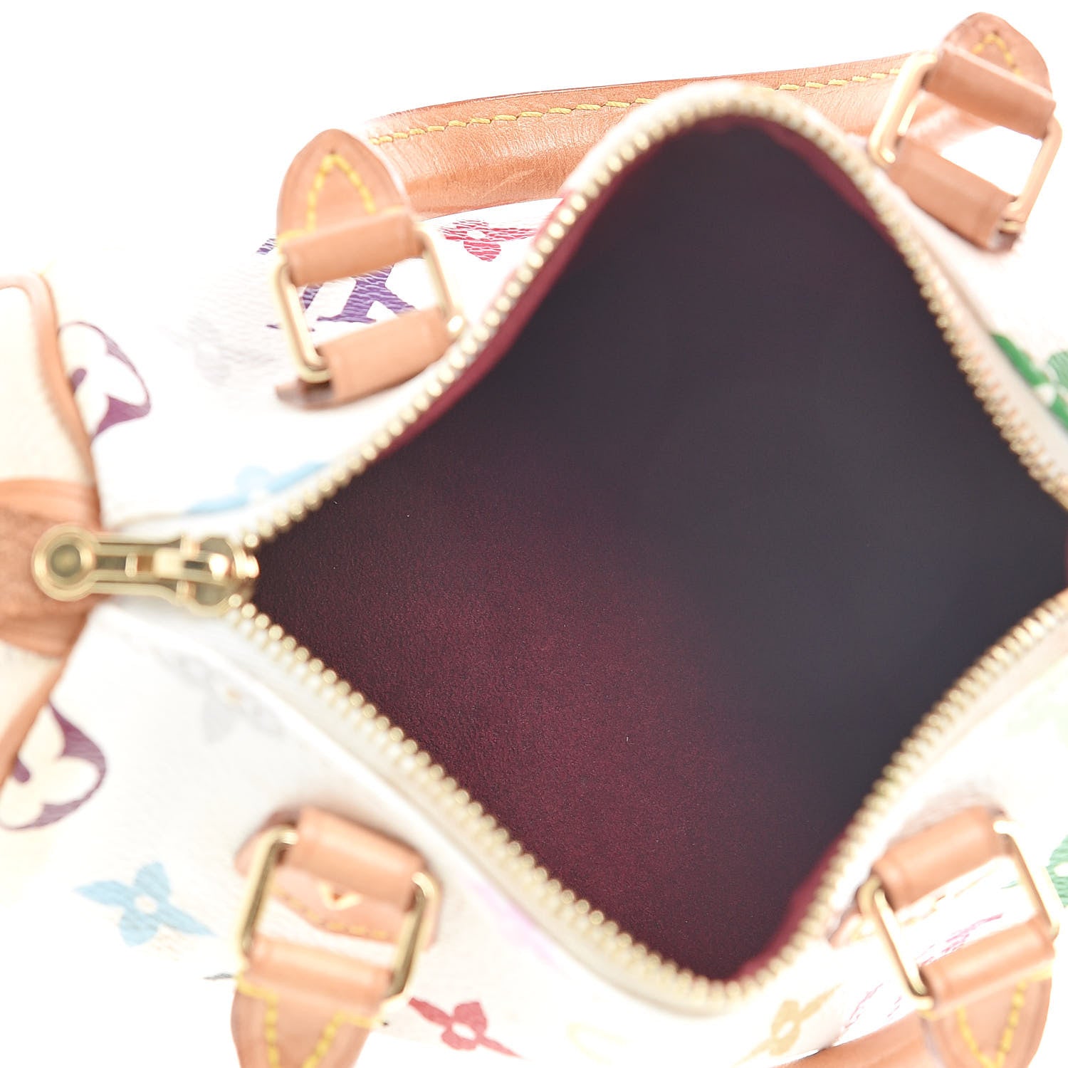 Louis Vuitton Monogram Multicolor Mini Sac HL Speedy White 5 of 11