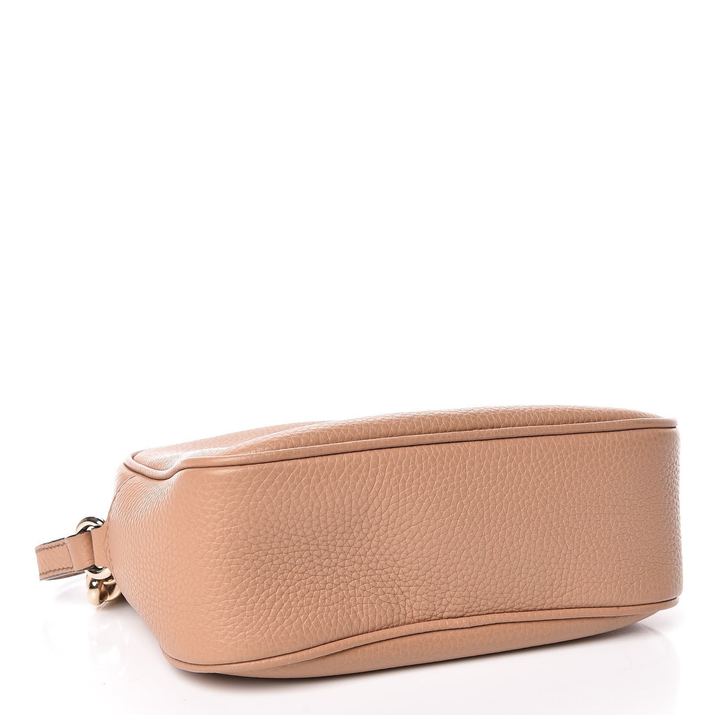 Pebbled Calfskin Small Soho Disco Bag Camelia
