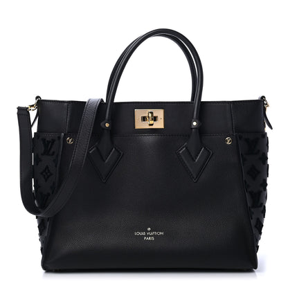 Louis Vuitton Calfskin Monogram Tufting On My Side Black 1 of 6