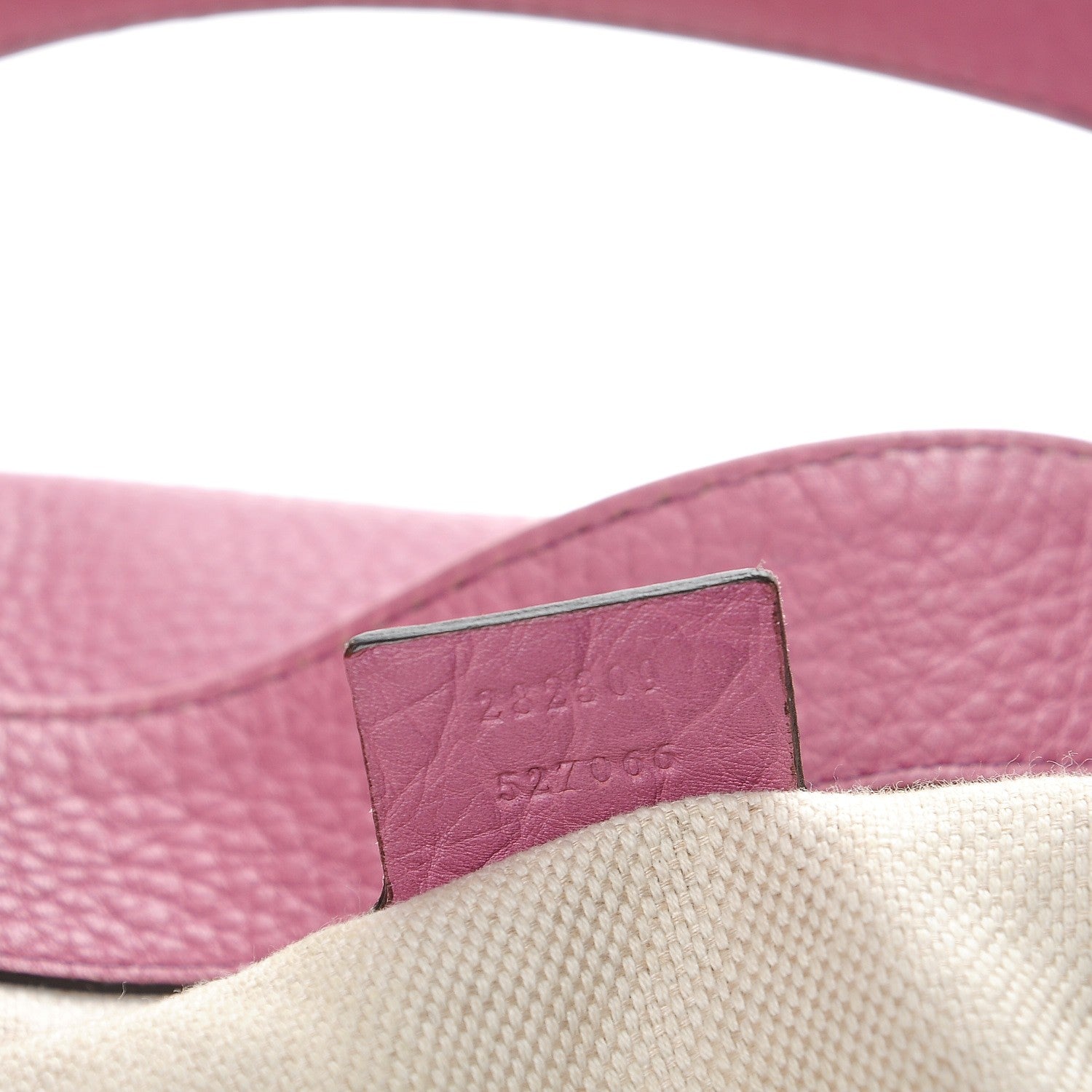 Gucci Pebbled Calfskin Medium Soho Shoulder Bag Fresia Rose 12 of 15
