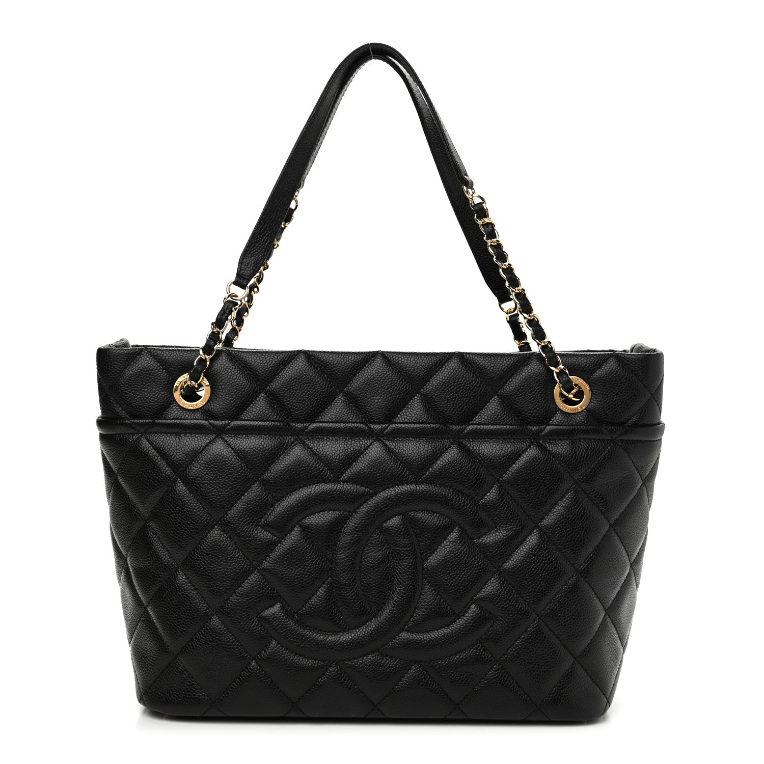 Chanel Caviar Quilted Timeless CC Soft Tote Black 1 of 10