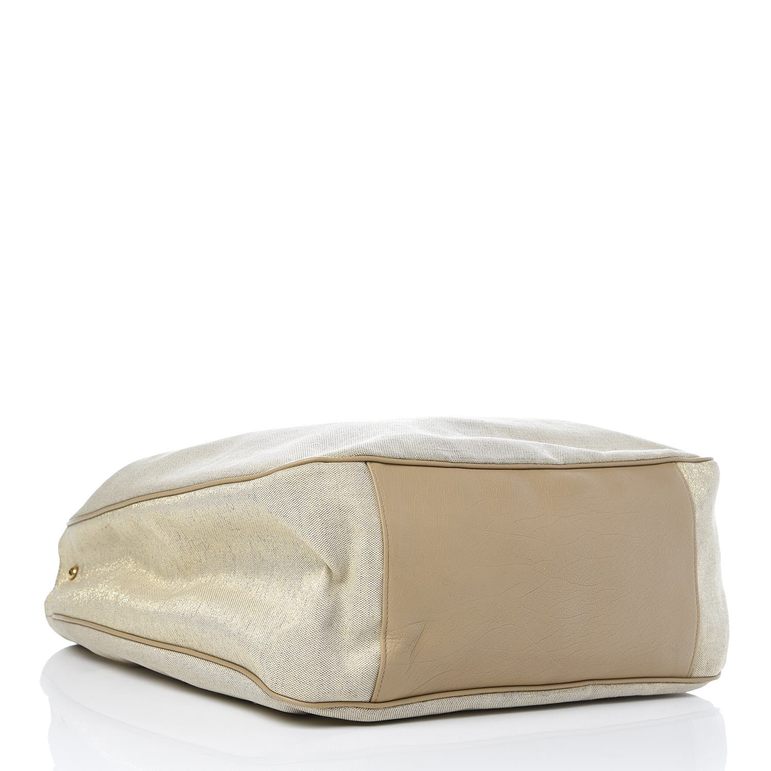 Saint Laurent Canvas Sheepskin Large Roady Beige 4 of 7