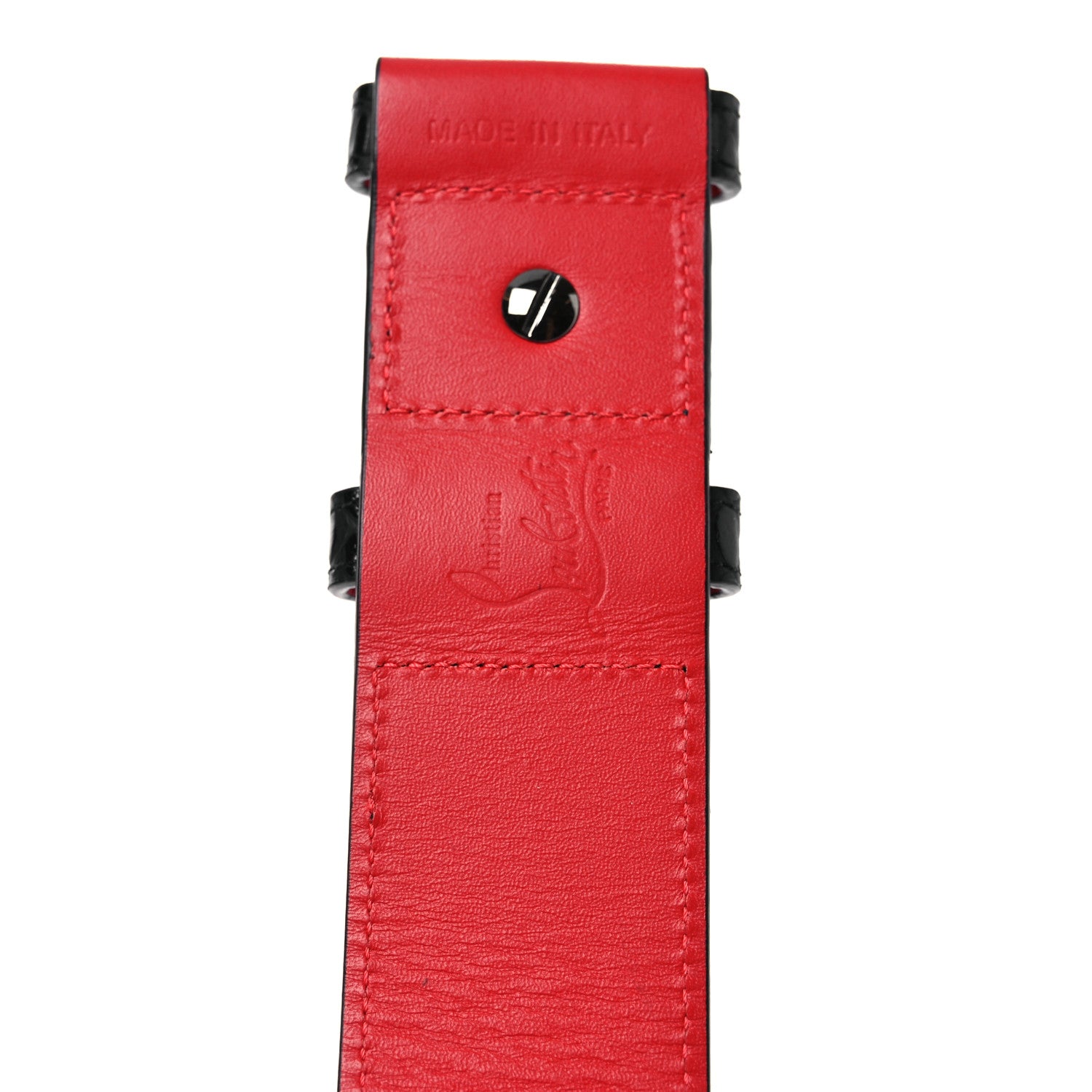 Christian Louboutin Calfskin Jurassic Embossed Elisa Ankle Wallet