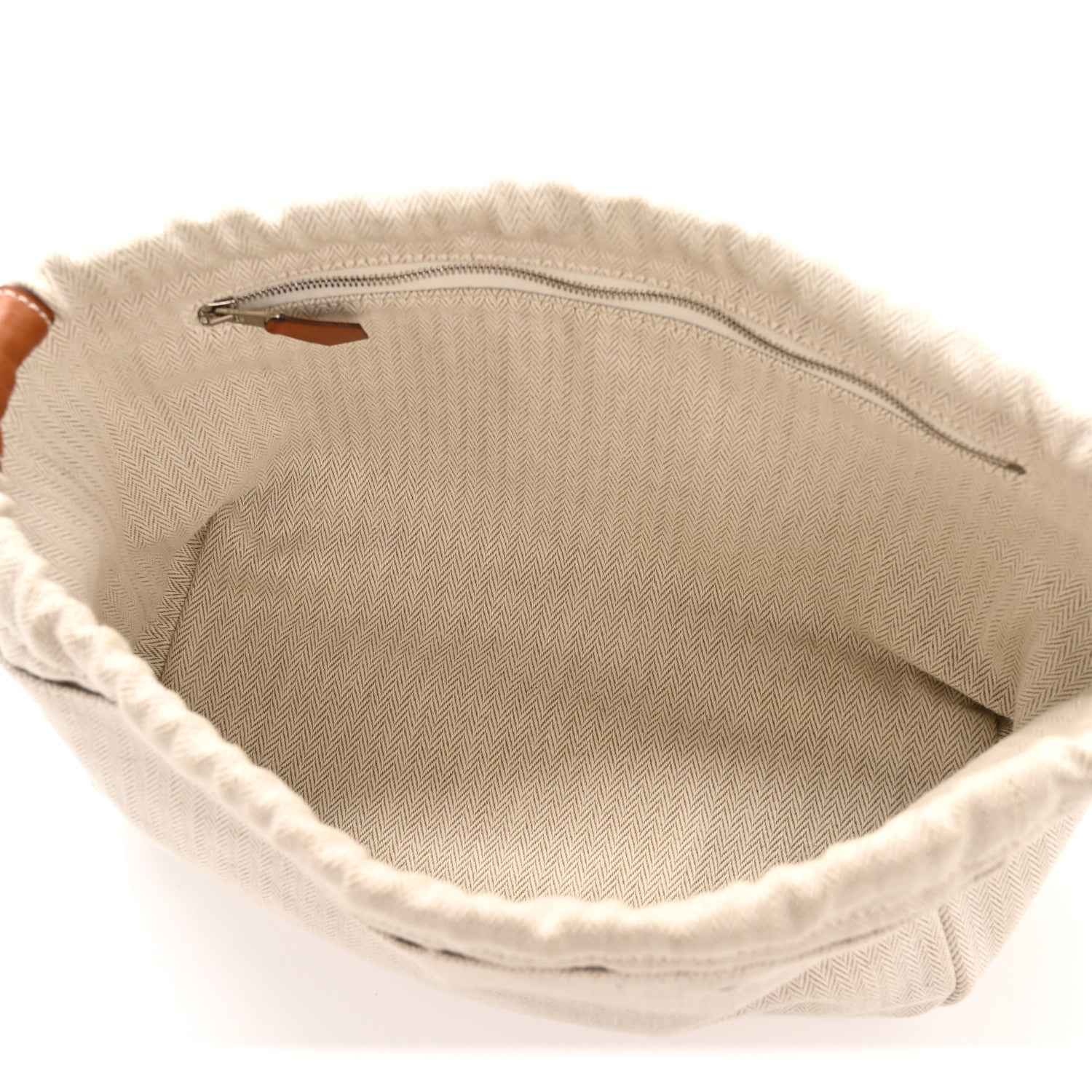 Hermes Canvas Barenia Fourbi 25 MM Pouch Naturel Fauve 5 of 11