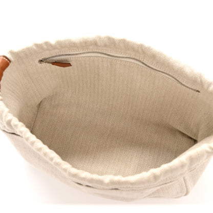 Hermes Canvas Barenia Fourbi 25 MM Pouch Naturel Fauve 5 of 11