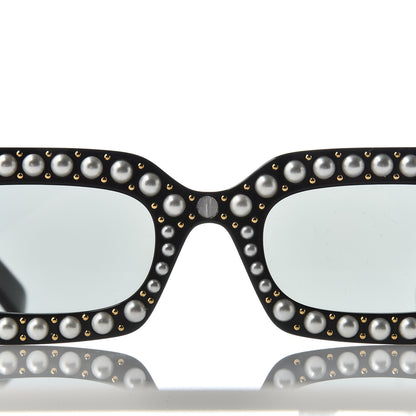 Gucci Pearl Hollywood Forever Sunglasses GG0146S Black 8 of 9